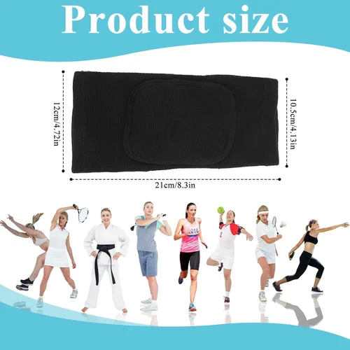 Vista 3 de 1 par de coderas, protector de codo de voleibol, protector de codo transpirable anticolisión, almohadillas de esponja para fitness, baloncesto