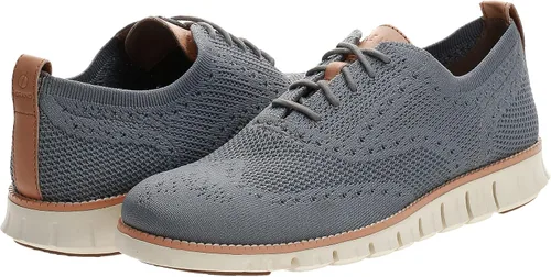 Vista 12 de ZEROGRAND Stitchlite Wingtip Oxford para hombre