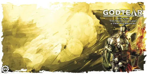 Vista 2 de Steamforged Games Godtear: Blackjaw, The Sweeping Flame Maelstroms Champions Set