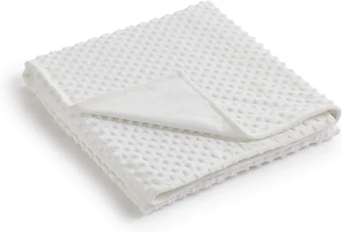 Vista 17 de RelaxBlanket - Funda de edredón de 60 x 80 pulgadas para manta con peso Algodón premium de 180GSM Gris oscuro