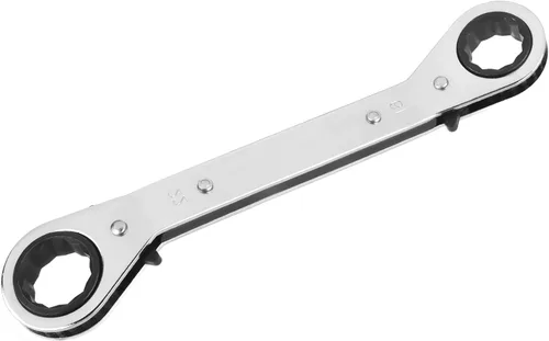 Vista 18 de Auniwaig 1/4 "-5/16 "Llave de trinquete reversible Cr-v Offset doble caja final llave de trinquete doble caja final llave de trinquete 1pcs