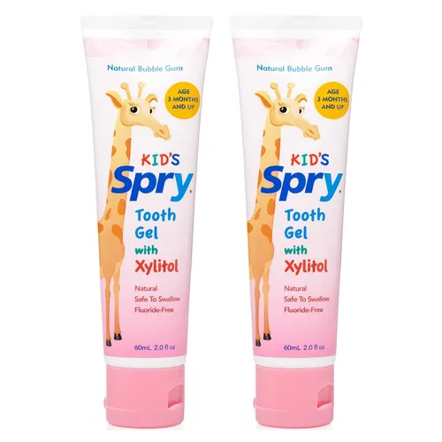 Vista 12 de Spry Pasta dental natural de xilitol para bebé, niño pequeño y niños de 3 meses en adelante - Gel dental sin flúor, sabroso, apoya el desarrollo