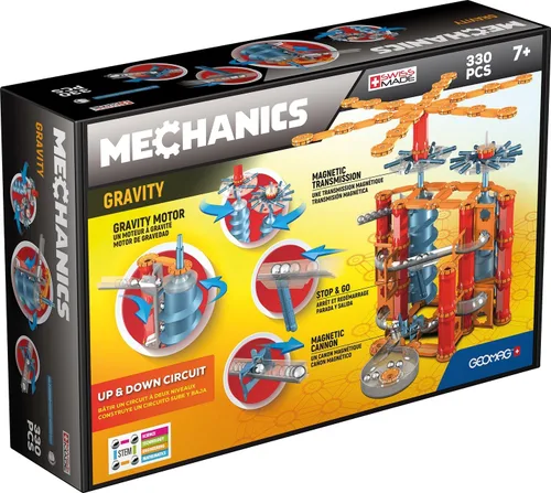 Vista 13 de Geomag Gravity Classic Mechanics - Juguetes magnéticos para niños a partir de 8 años, 153 imanes educativos STEM para niños, bloques magnéticos
