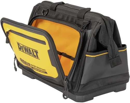 Vista 3 de DEWALT Bolsa de herramientas, resistente al agua, fondo duro, 16 pulgadas, bolsa de herramientas profesional (DWST560103)