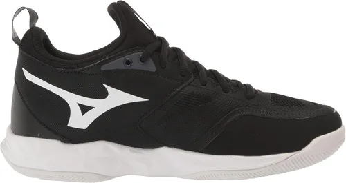 Vista 6 de Mizuno Zapatos de voleibol Wave Dimension para mujer, NegroBlanco