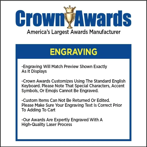 Vista 3 de Crown Awards Premio Acrílico Personalizado con Grabado Gateway Skyline de 6.75 Pulgadas