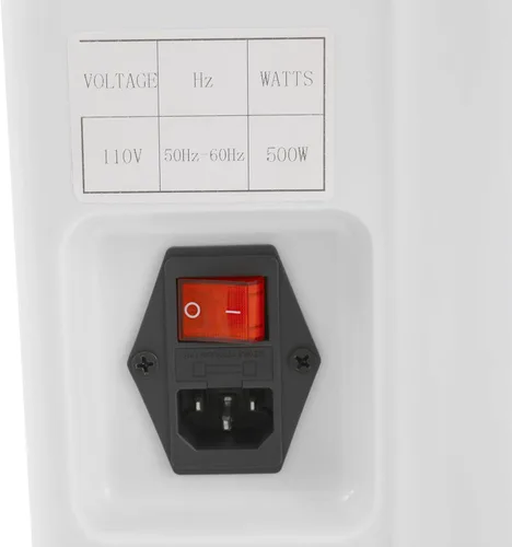 Vista 7 de Vaporizador de pelo vertical Nano Salon - Blanco - Vaporizador para el cabello - Reparación del cabello, acondicionamiento profundo - 500W