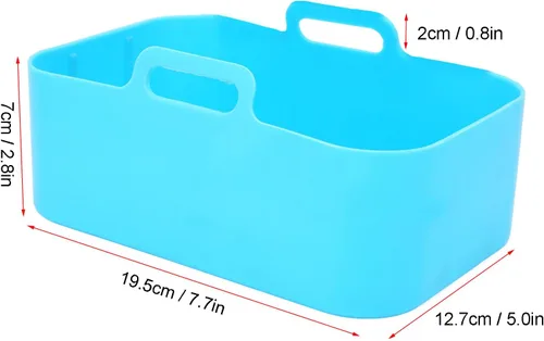 Vista 3 de Olla de silicona para freidora de aire, olla de silicona antiadherente reutilizable, cesta de repuesto para DZ201 Foodi de 8 cuartos (azul)