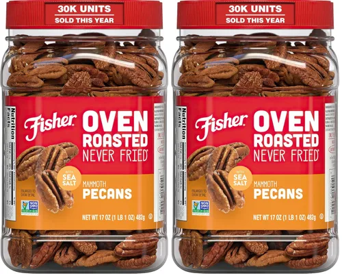 Vista 9 de FISHER Oven Roasted Never Fried - Mezcla de frutos secos asados al horno, nunca fritos Pack Of 1, Healthy Snacks For Adults, No Added Oil, No