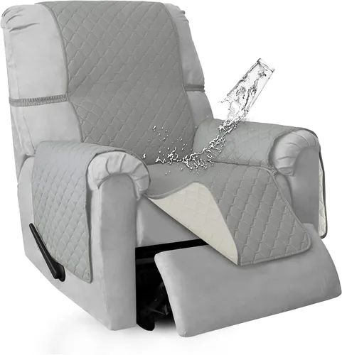 Vista 39 de ISSUNTEX Fundas de sofá de dos plazas con doble protección 100% impermeables para sala de estar, fundas para sofá de 2 cojines, protector de muebles