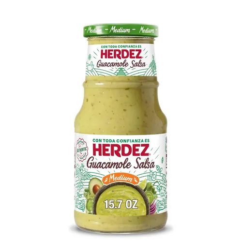 Vista 8 de HERDEZ Salsa de Guacamole Suave en Jarra, 32 oz (Paquete de 1)