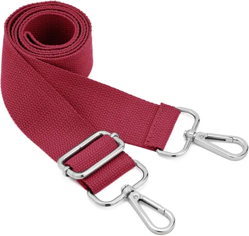 Vista 23 de Correa de Bolso de Hombro Ancha de Repuesto Ajustable Cinturón de Lona Bolso Cruzado Bolso de Mano
