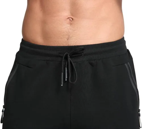 Vista 5 de Pantalones deportivos casuales para hombre con bolsillos con cremallera