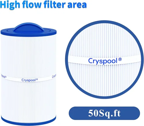 Vista 6 de Cryspool® 07022 Filtro compatible con Caldera 50, Caldera Spas, C-7350, 1019401, 73532, PCD50N, FC-3963, cartucho de filtro de spa de 50 pies