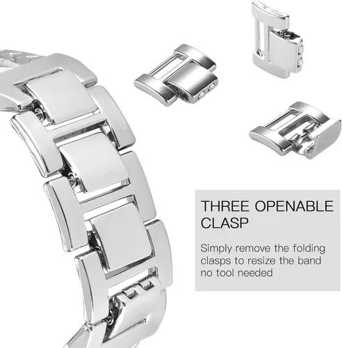 Vista 4 de Correa de cuero elegante compatible con Fitbit Charge 4 Charge 3 pulseras bohemias para mujer correa de repuesto para accesorios Charge 4Charge 33SE