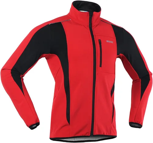 Vista 27 de Chaqueta térmica para ciclismo (tejido Softshell, resistente al viento, impermeable, 15K) de ARSUXEO
