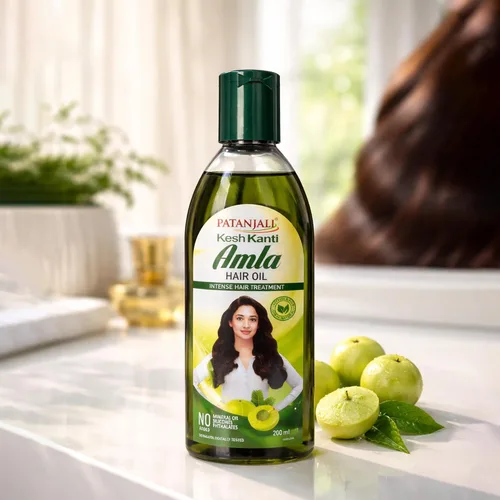 Vista 2 de patanjali Aceite para el cabello Kesh Kanti Amla, 6.8 fl oz / 6.76 fl oz
