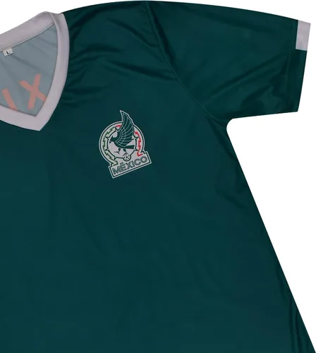 Vista 8 de Fury Jersey de México - Camiseta mexicana de fútbol mexicano, camiseta de fútbol mexicana, camiseta de México, unisex, mujer, hombre, hombre y hombre