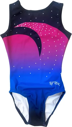 Vista 3 de LIL'FOX Leotardos de gimnasia para niñas – Baile infantil, vaso, acrobacia, equipo de gimnasia Aloura