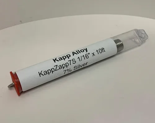 Vista 3 de KappZapp7 - Soldadura de núcleo sólido de 1/16" (1,6 mm) para bobina de cobre, latón y acero inoxidable de ½ lb
