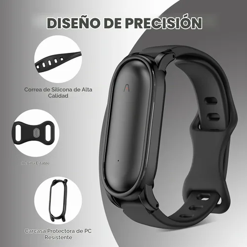 Vista 3 de Pulsera de silicona compatible con grabadora de voz Plaud NotePin, funda de PC con correa ajustable para Plaud NotePin S (2025), correa de repuesto
