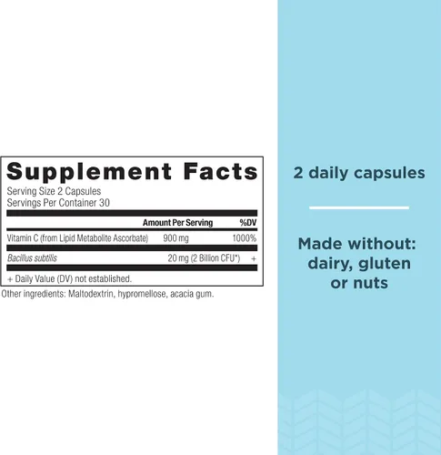 Vista 3 de Ancient Nutrition Zinc 30 unidades + vitamina C (60 unidades)