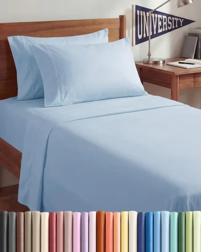 Vista 104 de Juego de sábanas Twin de 4 piezas - Cómodo, transpirable y refrescante - Juego de ropa de cama de lujo de hotel ultrasuave con bolsillos profundos