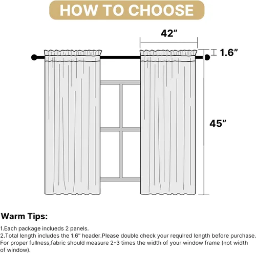 Vista 8 de H.VERSAILTEX Cortinas 100% opacas con aspecto de lino para dormitorio, bloqueo de luz completa, bolsillo para barra, cortinas de ventana gruesas