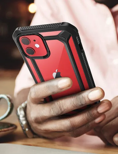 Vista 8 de SupCase Unicorn Beetle EXO Series Funda para iPhone 12 / iPhone 12 Pro (versión 2020) 6.1 pulgadas, funda protectora híbrida transparente premium