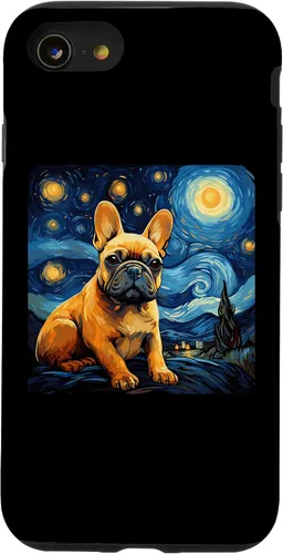 Vista 18 de Van Gogh Dog French Bulldog Case for iPhone 17
