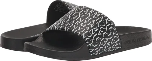 Vista 7 de AX ARMANI EXCHANGE Men's Logo Slide Sandal