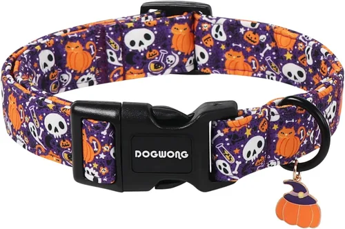 Vista 13 de DOGWONG Collar de Abeja Amarilla para Perros - Lindos Collares de Perros Ajustables de Diseño Primaveral Collar Amarillo para Cachorros para Perros