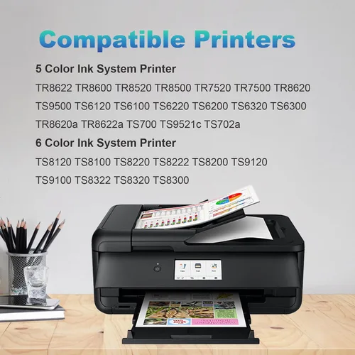 Vista 4 de 280 281 PGI-280XXL CLI-281XXL Cartucho de tinta de repuesto para Canon 280 281 XXL Tinta compatible con PIXMA TR8600 TS9500 TR8622 TR8622a TR8620