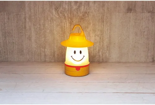Vista 8 de Linterna LED de sonrisa: linterna de camping nocturna portátil para niños (Diente de león)