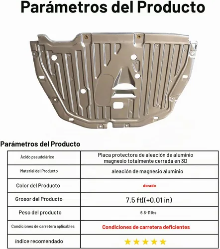 Vista 2 de GXARTS Protector contra salpicaduras del motor, protector debajo del automóvil, placa 74110-TBA-A00 90674-TY2-A01 Compatible con Honda Civic 2016