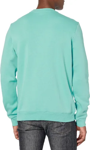 Vista 2 de Reebok Sudadera con cuello redondo con logotipo grande para hombre