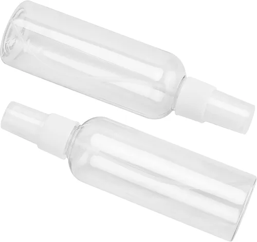 Vista 4 de 50 botellas de spray transparentes de 1.0 fl oz y 1 oz, botellas pequeñas de plástico de niebla fina a granel, recipientes vacíos recargables
