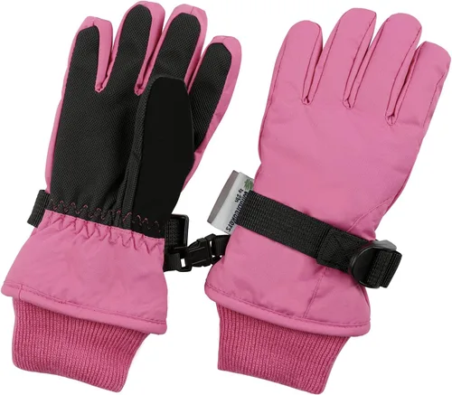 Vista 17 de Waterproof Kids Ski Snow Gloves, 100G 3M Thinsulate Warm Winter Boys Girls Negro