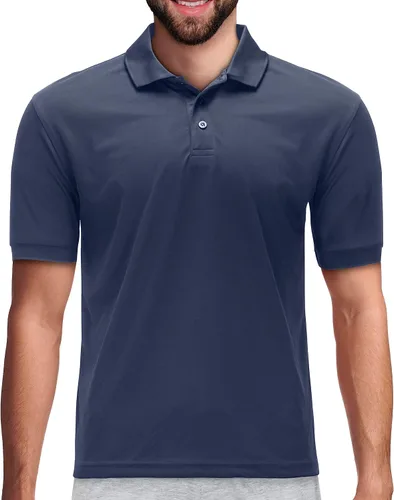 Vista 7 de Premium Wear - Camisetas tipo polo para hombre, con gran absorción de humedad