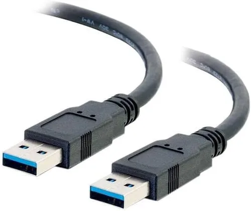 Vista 15 de C2G Legrand - Cable USB A a A, cable USB de extensión corta para dispositivos USB, cable USB de 6 pulgadas, negro, 1 unidad, C2G 52119