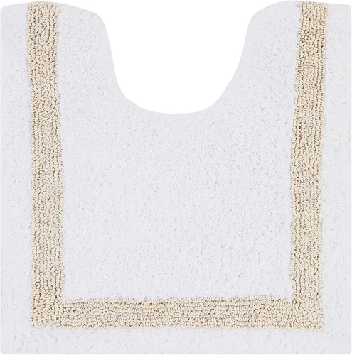 Vista 64 de Better Trends - Alfombra de baño 100% algodón reversible, altamente absorbente y lavable a máquina, suave, tapete de ducha para piso de baño