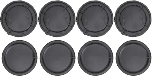 Vista 4 de 4 unids lente trasera cubierta trasera cuerpo cubierta frontal tapa conjunto para Sony A Mount lente cámara