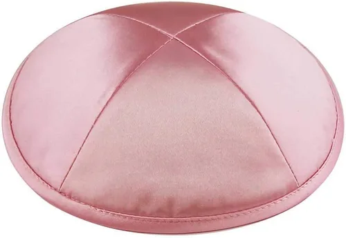 Vista 58 de Zion Judaica Deluxe Satin Kippah Yarmulkes para niños, adolescentes y adultos, 6.25 pulgadas, opciones multicolores, diseño de 4 paneles Negro