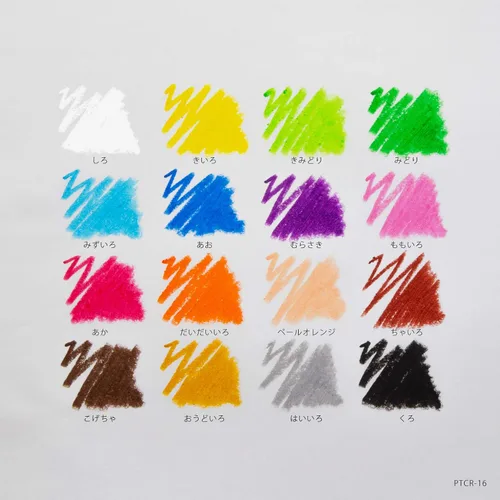 Vista 13 de Pentel Crayones 16-set