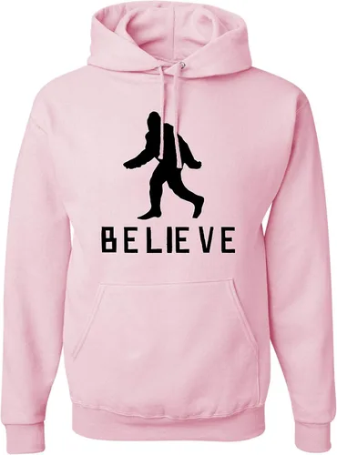 Vista 8 de Go All Out Bigfoot Believe Sasquatch Squatch - Sudadera con capucha para hombre y mujer Verde (SAFETY GREEN)