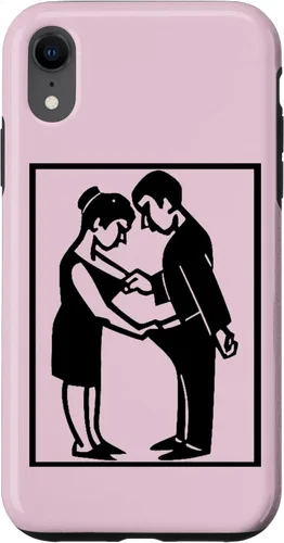 Vista 25 de Camiseta divertida para adultos, imagen de hombre y mujer, funda para iPhone 17