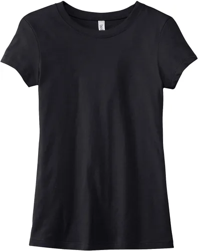 Vista 2 de Bella Canvas Camiseta de manga larga para mujer, Negro