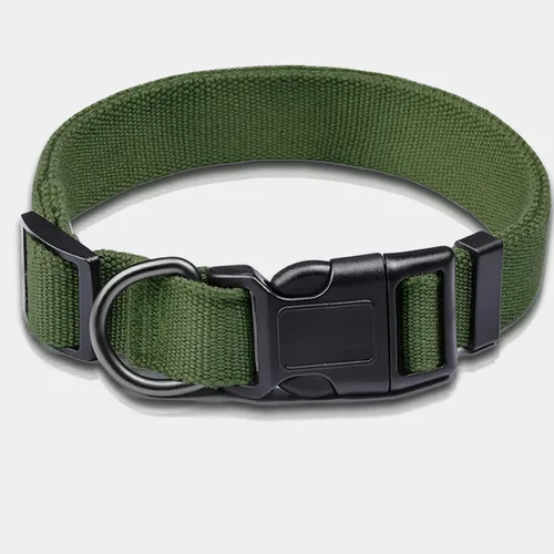 Vista 18 de Collar de perro beige para perros pequeños, transpirable, antiolor y suave, cómodo para cachorros de piel sensible, 90% rayón de bambú, collar
