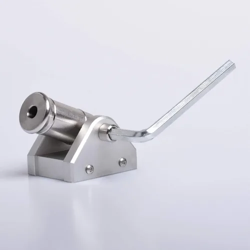 Vista 2 de Mini Cañón de Escritorio de Metal, Modelo de Cañón Mini Mecanizado CNC de Acero Inoxidable