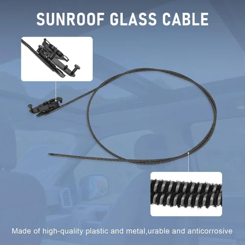 Vista 3 de Cable de Vidrio de Techo Solar Compatible con Ford F150 2015-2020 Ford F250 F350 F450 2017-2019 Reemplaza# FL3Z16502C22